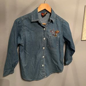 Disney Girls Lion King denim shirt